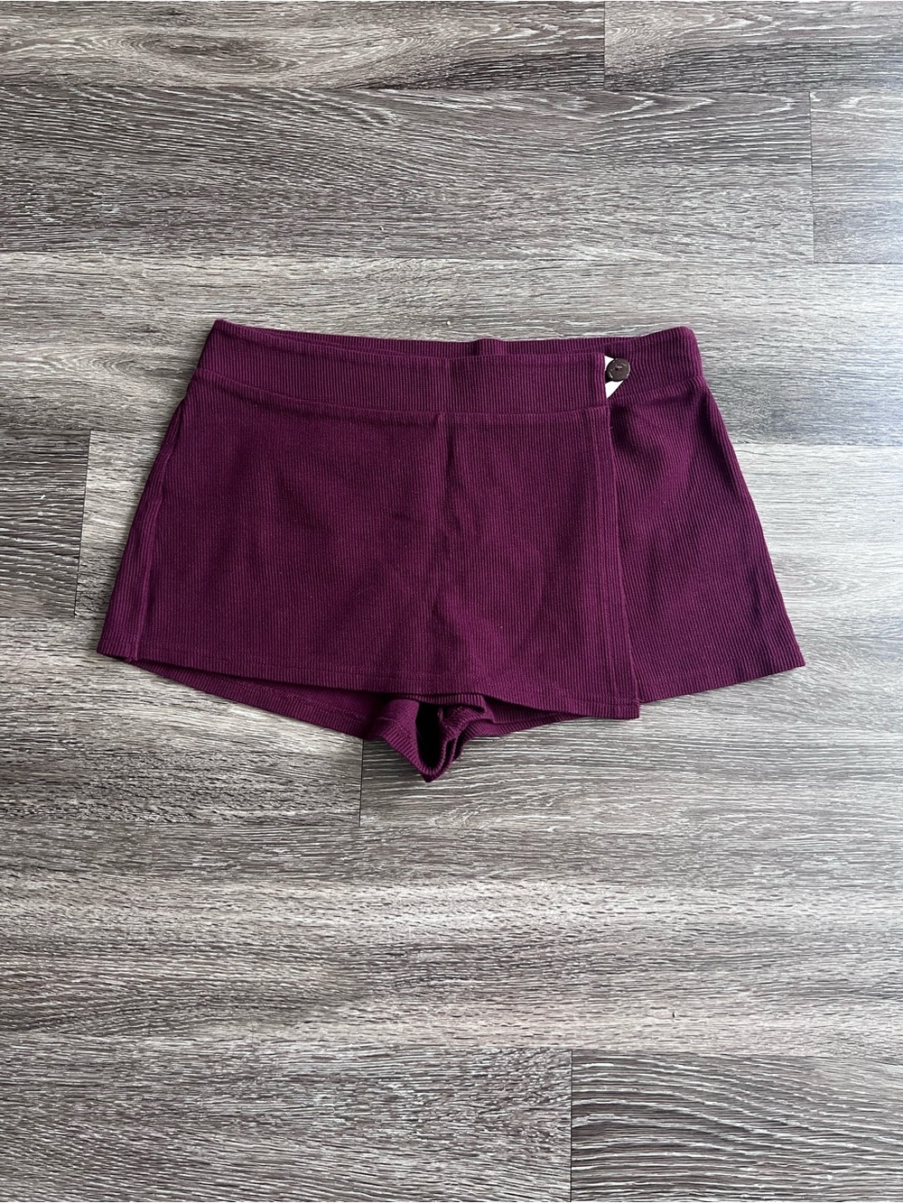 Free People Beach Skort in Maroon